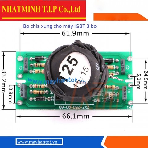bo chia xung cho máy IGBT 3 bo
