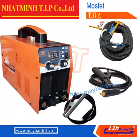 MÁY HÀN TIG 250A 12H POWERFULL ( 2 chức năng hàn tig và hàn que )